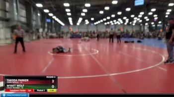 72 lbs Round 4 - Takoda Parker, Terps XPress vs Wyatt Wolf, Crass Trained