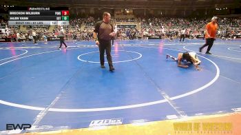 61 lbs Consi Of 16 #1 - Breckon Milburn, Powerhouse Comanche OK vs Jalen Vann, UDT