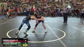 88 lbs Cons. Round 2 - Andrew McDaniel C5, Jackson Middle School vs Anthony Merola (se 4/4), Gallia Academy Middle School