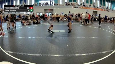 126 lbs Cons. Round 2 - Aidan Spilker, Jupiter High vs Yenzon Decastro, Brandon