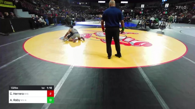 132 lbs Round Of 32 - Christian Herrera, Bakersfield (CS) vs Alias Raby ...