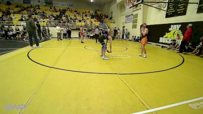 112 lbs Quarterfinal - Prestin Legrand, GRAVETTE vs Kyus Eulitt, Miami Wardogs