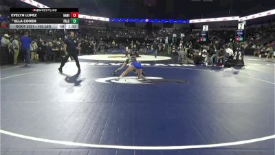 105 lbs Round Of 32 - Evelyn Lopez, Hamilton (SS) vs Ella Cohen, Palo Alto (CC)