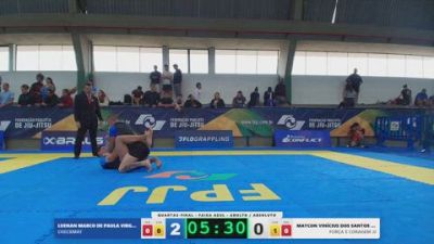MAYCON VINÍCIUS DOS SANTOS FREIT vs LUENAN MARCO DE PAULA VIRGILINO 2026 FPJJ Circuito Paulista NO GI Etapa 3