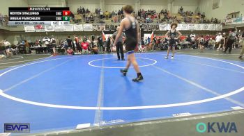 126 lbs Consi Of 8 #2 - Reiyen Stallings, Checotah Matcats vs Urijah Fairchilds, Checotah Matcats