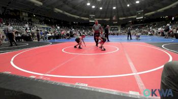 67 lbs Semifinal - Dominic Mendez, Claremore Wrestling Club vs Tanner Thacker, Van Buren Matdawgs
