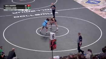 155 lbs Semifinal - Bella Morteo, Rapid City Stevens vs Abbigail Lewis, Pierre T.F. Riggs