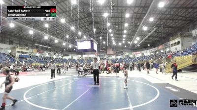 49 lbs Quarterfinal - Kempsey Conry, Pomona Elite vs Cruz Montez, Steel City Reloaded WC