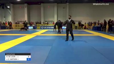 REYNALDO DE LEON vs JOESPH C. WATSON 2021 American National IBJJF Jiu-Jitsu Championship