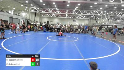 76 lbs Semifinal - Caden Cooperman, M2TC-NJ vs Maximo DeLeon, Rampage