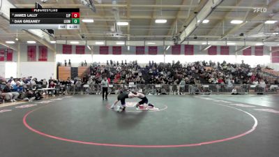 144 lbs Final - James Lally, Saint John's Prep vs Dan Greaney, Leominster