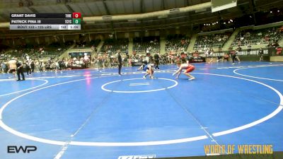 125 lbs Quarterfinal - Grant Davis, Threestyle vs Patrick Pina III, Tuscon Cyclones