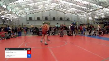 60 kg Round Of 32 - Dallas Koelzer, Kansas Training Center vs Keegan Slyter, KCRTC