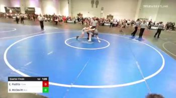 105 lbs Quarterfinal - Ethan Padilla, Team Quest vs Quinn McDevitt, Silverback WC