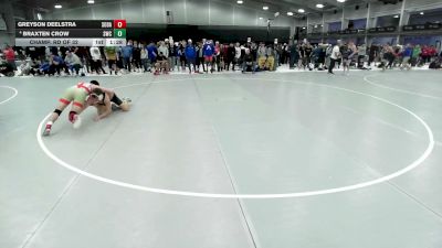 175 lbs Champ. Rd Of 32 - Greyson Deelstra, South Dakota vs Braxten Crow, Sheridan Wrestling Club