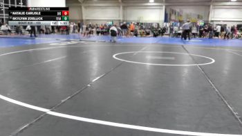 155 lbs Quarterfinal - Skylynn Zoellick, Teays Valley High School vs Natalie Carlisle, Lebanon High School