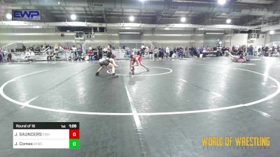 95 lbs Round Of 16 - JACOB SAUNDERS, FIGHTCLUB vs Jonathan Comes, Seymour Youth Wrestling Club