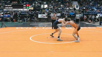 1 - 175 lbs Semifinal - Jake Bush, Castlewood vs Ian Bear, Rural Retreat