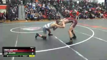 132 lbs Champ. Round 2 - Trent Brenkus, Bishop Gorman vs Cael Sellers, Elko