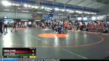 113 lbs Round 5 (6 Team) - Reese Thorn, Assassins WC - Black vs Kiyan Simon, The MF Purge Green