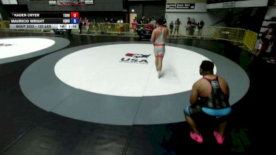 125 lbs Champ. Rd Of 16 - Kaden Cryer, Team So Cal Wrestling Club vs Mauricio Wright, Squad Wrestling