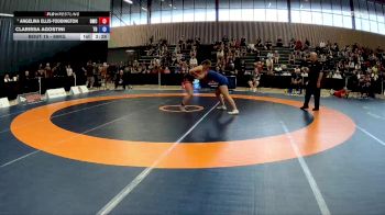 68kg Round 2 - Angelina Ellis-Toddington, Dinos Wrestling Club vs Clarissa Agostini, Team Discipline