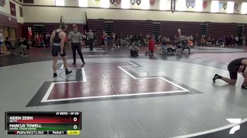 JV-20 lbs 5th Place Match - Aiden Zeien, NH/TV vs Marcus Towell, Xavier, Cedar Rapids