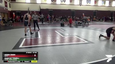 JV-20 lbs 5th Place Match - Aiden Zeien, NH/TV vs Marcus Towell, Xavier, Cedar Rapids