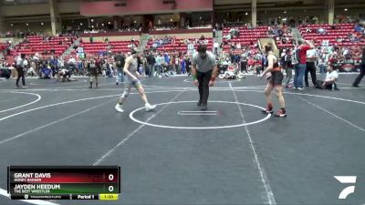 100 lbs Semifinal - Jayden Heedum, The Best Wrestler vs Grant Davis, Honey Badger