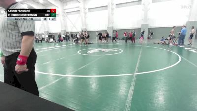 126 lbs Cons. Round 2 - Kyson Feheman, Jordan vs Rhendon Ostermann, South Summit
