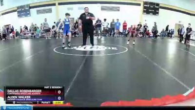 92 lbs Semifinal - Dallas Rosenbarger, Contenders Wrestling Academy vs Alden Walker, Maurer Coughlin Wrestling Club