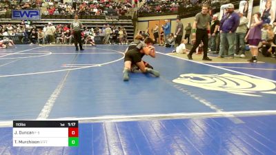 110 lbs Semifinal - John Duncan, F-5 Grappling vs Tytus Murchison, Standfast