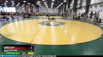 92 lbs Rd# 2 10:30am Friday - Joseph Leick, Iowa Black vs Brock McClure, PA White