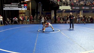 120 lbs Semis - Vincenzo Mannello, GPS Wrestling vs Adonis Washington, The Wrestling Academy