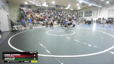 138 lbs Quarterfinal - Joshua Lee, South Torrance vs Vinnie Gutierrez, Fountain Valley