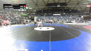 Boys 4A 190 lbs Cons. Round 4 - Alijah Torres, Union vs Cole Torres, Bethel
