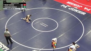 96 lbs Round Of 16 - Brady Watson, Avon Grove vs Jonathan Toriello, Bishop McCort