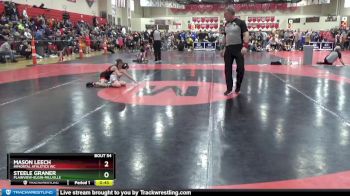 60 lbs Cons. Round 3 - Mason Leech, Immortal Athletics WC vs Steele Graner, Plainview-Elgin-Millville