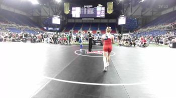 122 lbs Cons 8 #2 - Kailin Sebert, Texas vs Justice Anthony, West Virginia