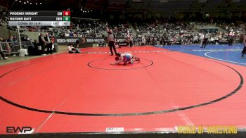 64 lbs Consi Of 16 #1 - Phoenix Wright, Caney Valley Wrestling vs Hayden Batt, Empyre Wrestling Club