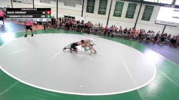 121-128 lbs Cons. Round 1 - Dominick Colcord, Built By Brunson vs Isaac Crowley, Republic