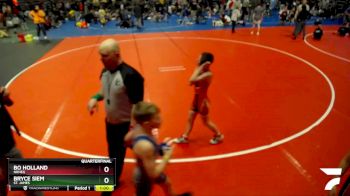 95 lbs Quarterfinal - Bo Holland, NRHEG vs Bryce Siem, St. James