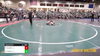 70 lbs Consi Of 8 #1 - Roman Acosta, Oakdale vs Gabryel Flores, Ceres Pups Wrestling Club