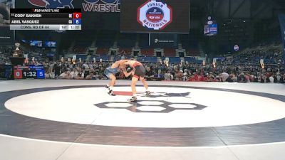 113 lbs Cons. Rd Of 64 - Cody Bakhsh, Delaware vs Abel Vasquez, California