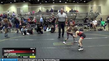 47 lbs Cons. Round 3 - Liam Hopkins, Hazel Park Wrestling Club vs Aj Puckett, Pack Elite