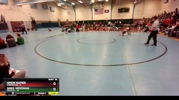 106 lbs Round 5 (10 Team) - Greg Vrooman, Douglas vs Amon Napier, Torrington