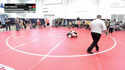 133 lbs Semifinal - Joey Johnson, Front Royal WC-MS vs Jacob Schwartzbeck, EP Rattlers-MS