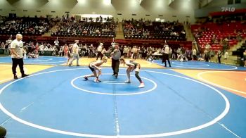 100 lbs Semifinal - Addisyn Bunch, Claremore Wrestling Club vs Camden Stuever, Skiatook Youth Wrestling 2022-23