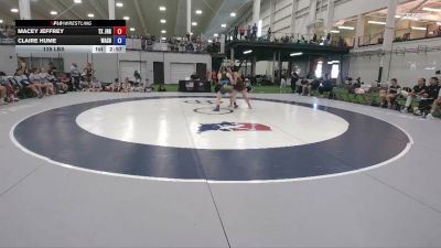 130 lbs Macey Jeffrey, Texas vs Claire Hume, Washington J