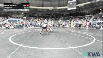 90 lbs Semifinal - Easton Boatman, Grover Rains Wrestling Club vs Lyric Diggs, HURRICANE WRESTLING ACADEMY